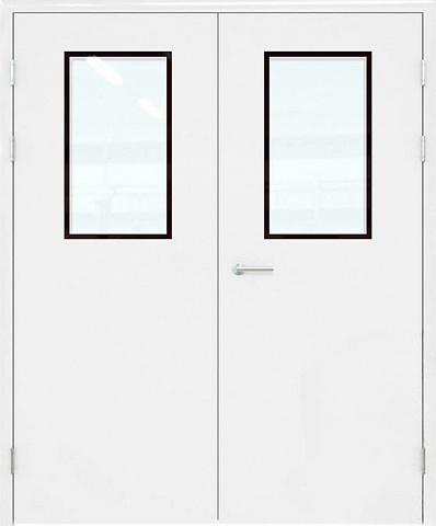 Дверь двупольная CLEAN ROOM - ПДО-08